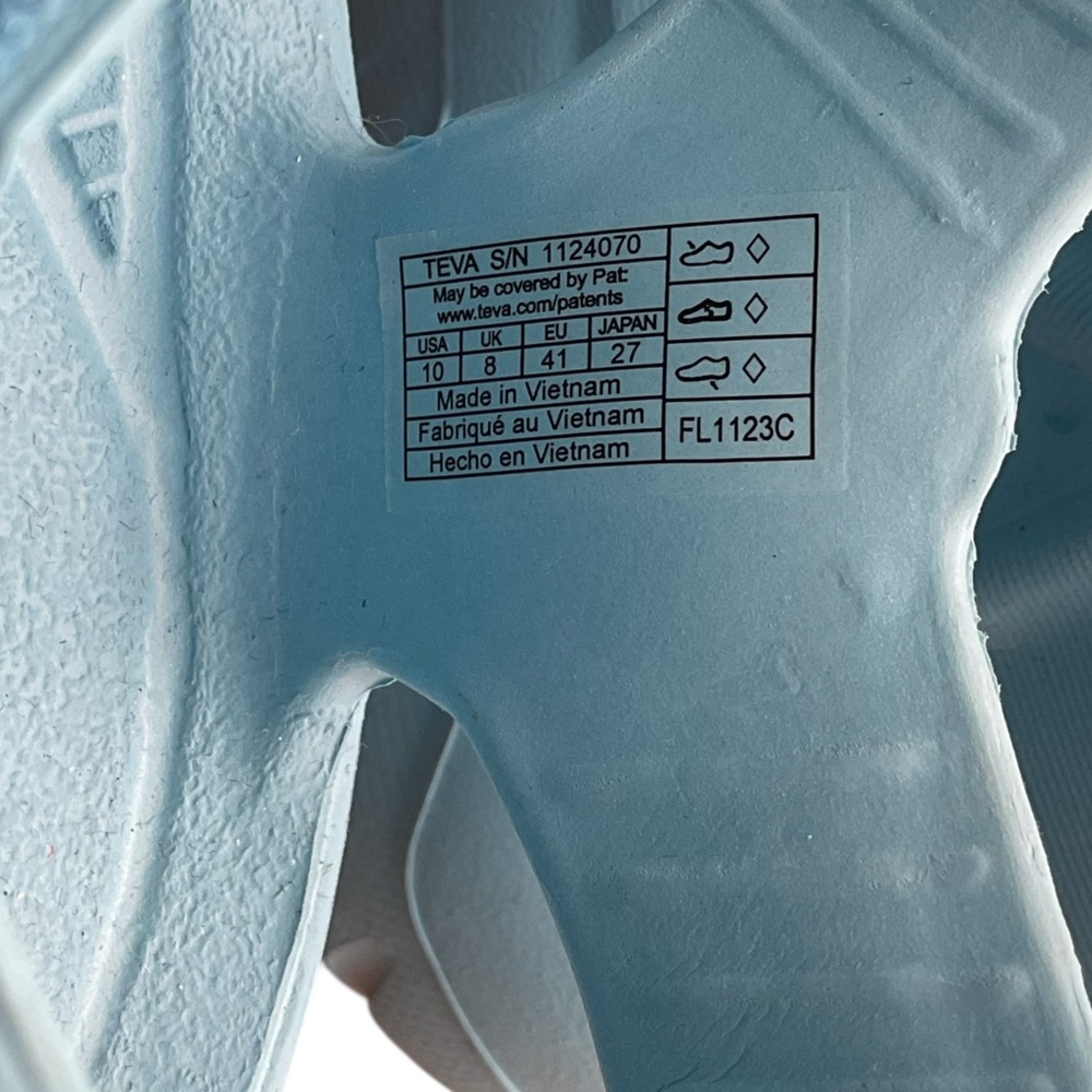 Teva Light Blue Molded Sport Sandals - Picture 4 of 6